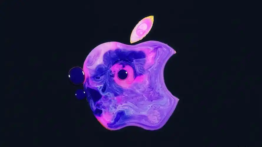 苹果iphone 12概念渲染官方壁纸,色彩背景-回车桌面