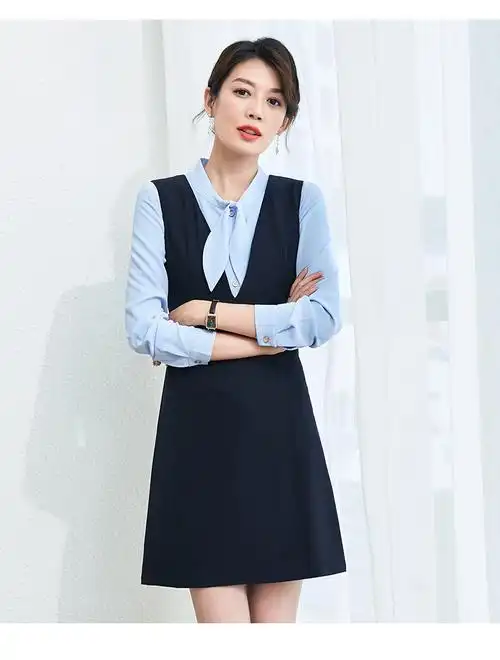 凯姿瑜夏天职业装连衣裙高端售楼部销售顾问女衬衫套教师珠宝店酒店