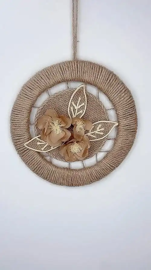 手工制作麻绳玩出新高度太美了