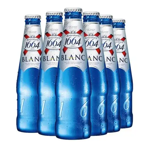 法国监制中国生产克伦堡凯旋1664白啤酒330ml*6