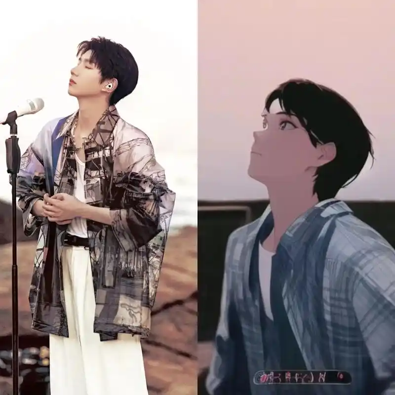 谁家少年翩然似玉 惊起一地繁花.#王源二次元 #小汤圆 - 抖音