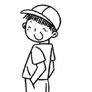 男孩简笔画男孩简笔画卡通可爱