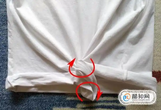 白色t恤下摆如何打结优质