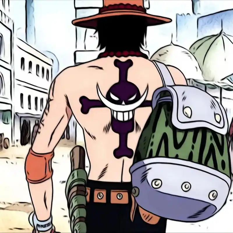 头像#海贼王#艾斯 :"我的出生真的是一件好事吗." - 抖音