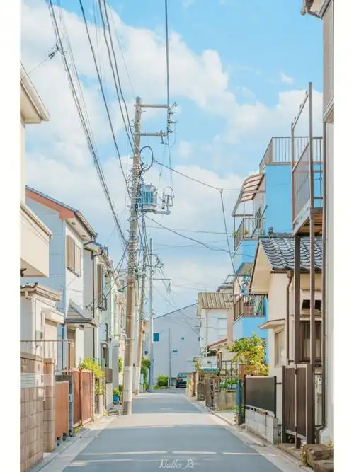 动漫般的日本街道