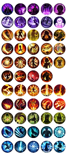 国风技能图标-花瓣网|陪你做生活的设计师 | 新生代国创妖灵卡牌 - 妖