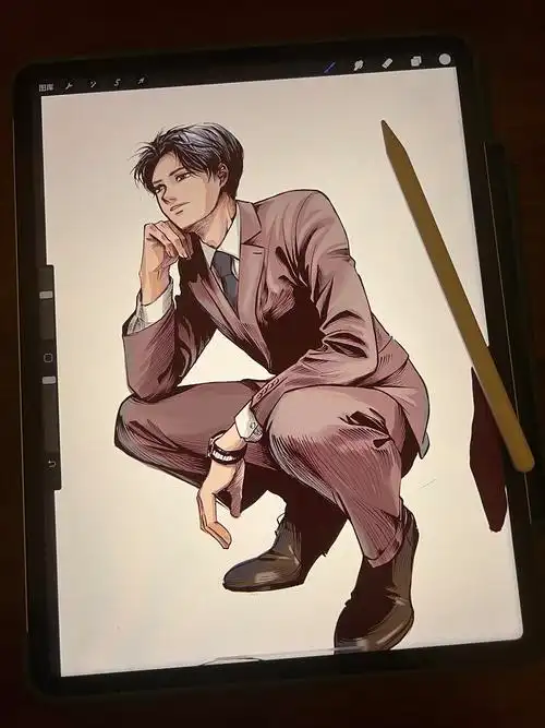 漫画练习 西装 少年 插画|动漫|单幅漫画|诚星s_原创作品-站酷(zcool)