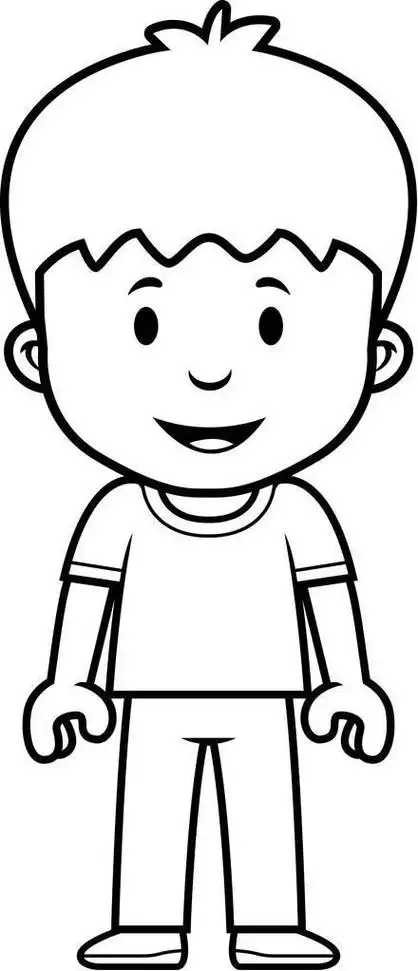 男小学生简笔画
