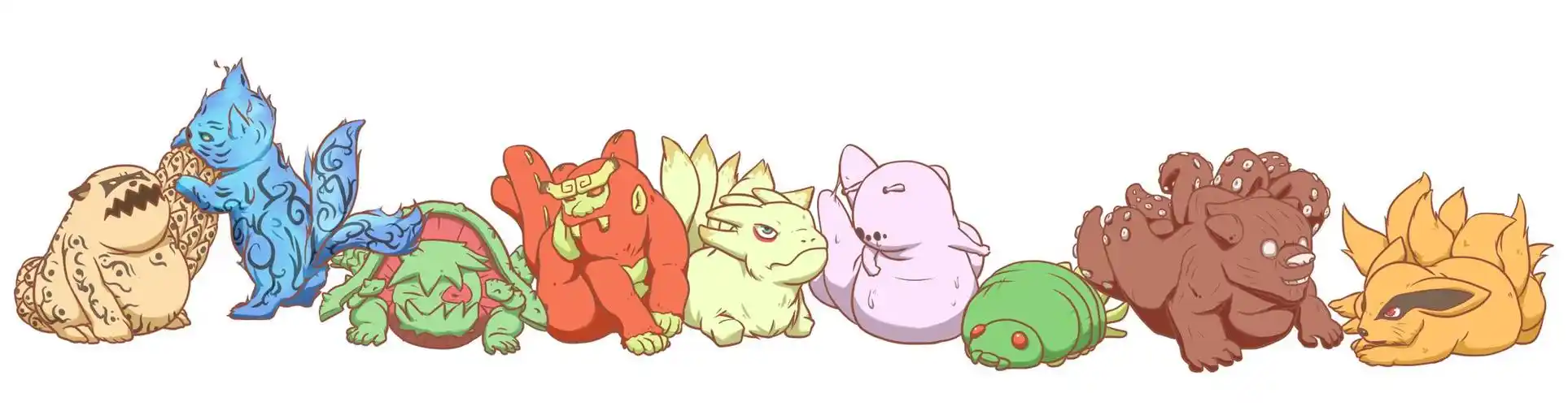 尾兽们小时候怎么能够这么可爱