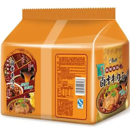 康师傅 经典秘制香菇卤香牛肉袋面五包 105g*5