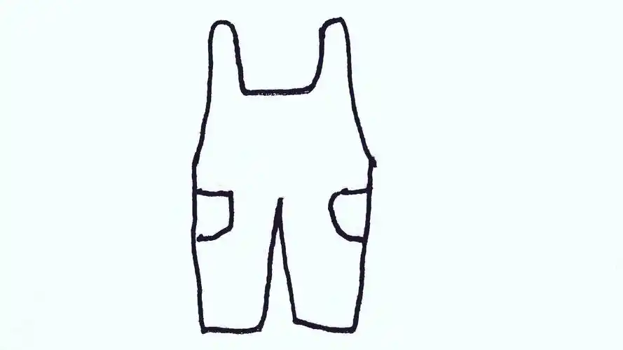 裤子简笔画图片大全 裤子简笔画图片大全彩色