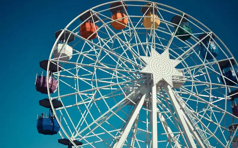 好看的摩天轮图片桌面壁纸