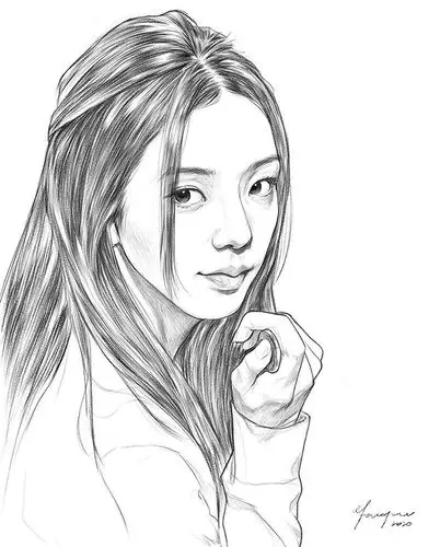 以下给大家分享的是一组明星人物素描作品,作者在绘画人物素描的时候