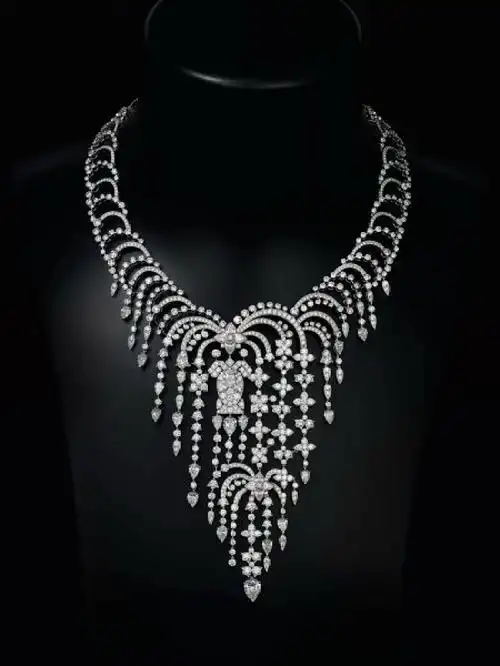 卡地亚顶级珠宝系列项链铂金镶嵌钻石其