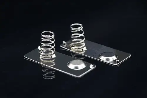 厂家直销电池片 标准5号7号电池弹簧片 纽扣电池弹片正负极片弹片