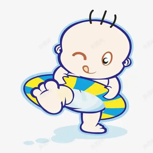 卡通婴儿夏季游泳免抠png设计图片免费下载页面网页平面电商创意素材