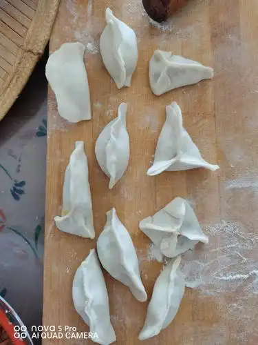 包饺子全过程参与,体验生活,其乐无穷,成品的饺子吃起来更是香喷喷.