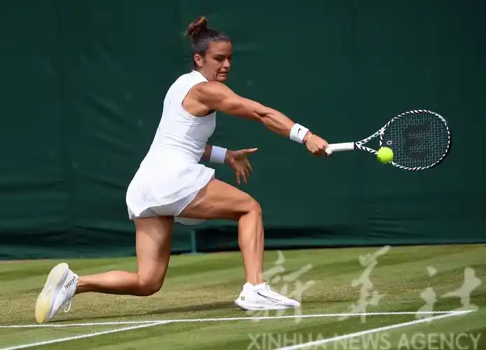 网球——温网:斯维托丽娜胜萨卡里