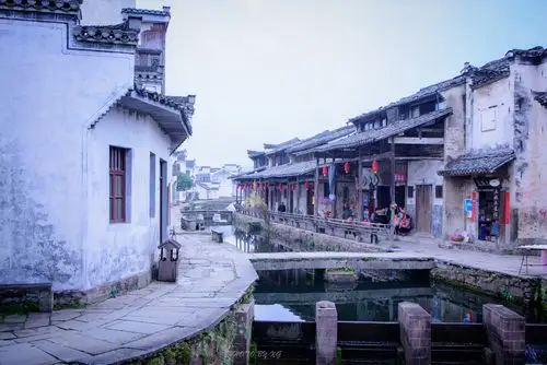 原创皖南独一无二的水口园林古村落人少景美堪称徽州古村落的典范