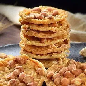 各地特产小吃零食江西特产饼干巴赣州花生巴油炸锅