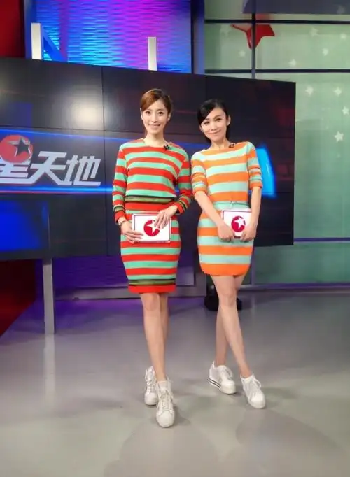 本季秋冬,东方卫视《娱乐星天地》的时尚女主播司雯嘉,贝倩妮,马杰这