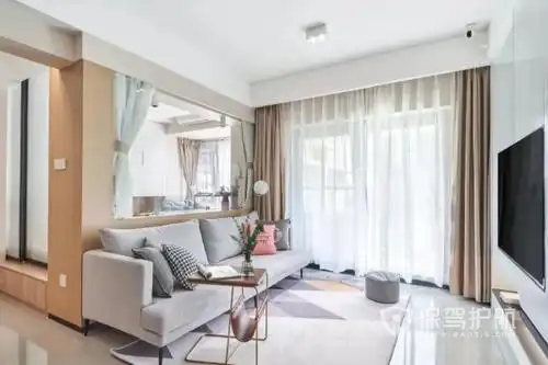 客厅如何隔个小房间客厅隔个小房间效果图