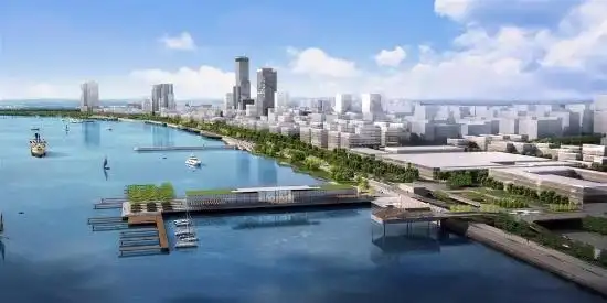 钱江新城二期鸟瞰效果图