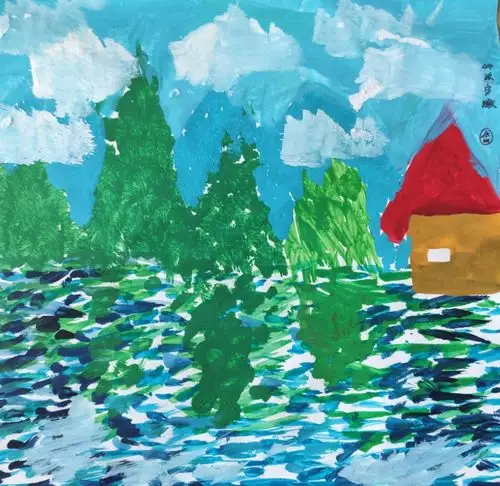 四上《冷色的画》