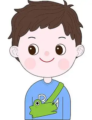 卡通萌萌小男孩头像