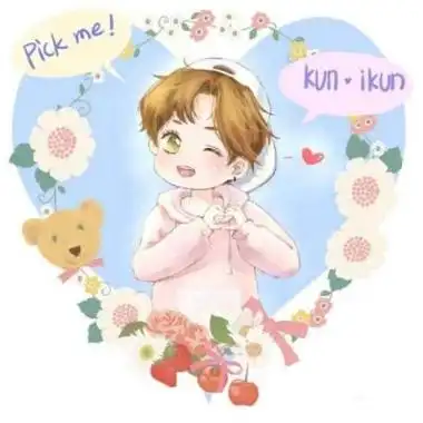 蔡徐坤q版简笔画图片头像 高清可爱的q版蔡徐坤头像图片