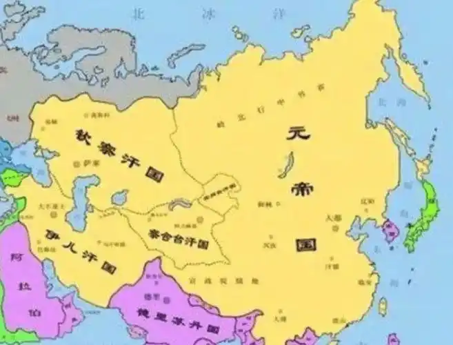 中华五千年的第一次,元朝的疆域图竟到达北冰洋,这是真的吗?