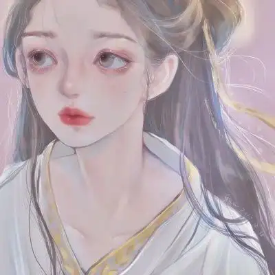 精致高清好看的冷淡丧系伤感手绘女头图片_女生动漫头像_头像屋