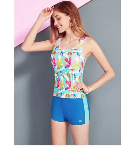 英发(yingfa)官方品牌旗舰新款yingfa体泳衣女时尚新款运动小平角游泳