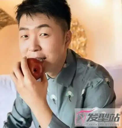 胖男生适合的发型清爽酷炫重塑自信