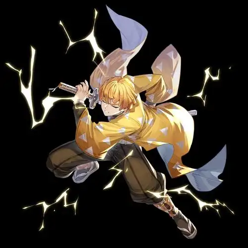 我妻善逸插画图片壁纸