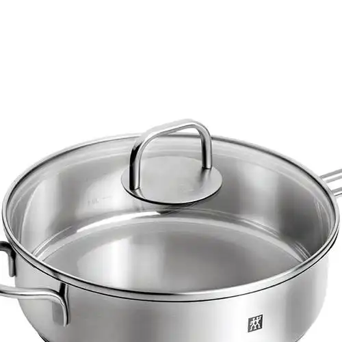 【易购】德国双立人 (zwilling) twin nova plus 不锈钢 煎炒锅66427