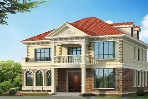 两层半自建怎么设计农村两层半自建房实拍图