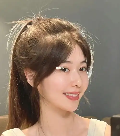 高额头高发际线扎发必备氛围感胎毛刘海