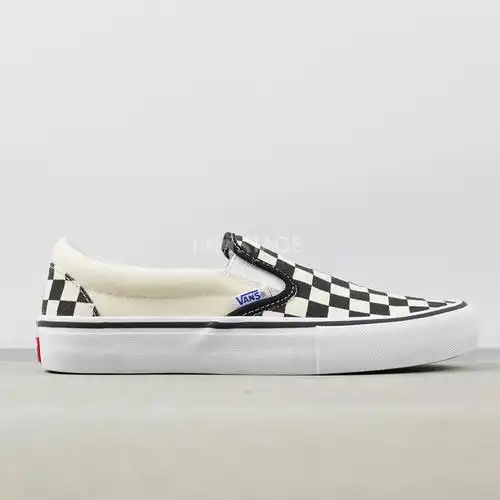 ksvans slip-on pro 黑白 米白 帆布 皮革 棋盘格 滑板鞋 休闲 低筒