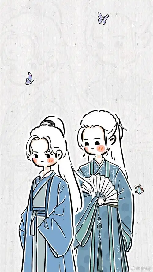 所以有些是随意搭配的山河令|周子舒|温客行|壁纸|头像|手绘分享