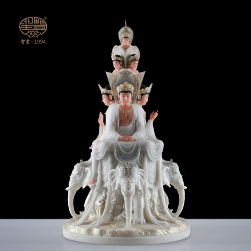 圣丰造像十方普贤菩萨佛像峨眉山普贤普萨摆件文殊普贤定制