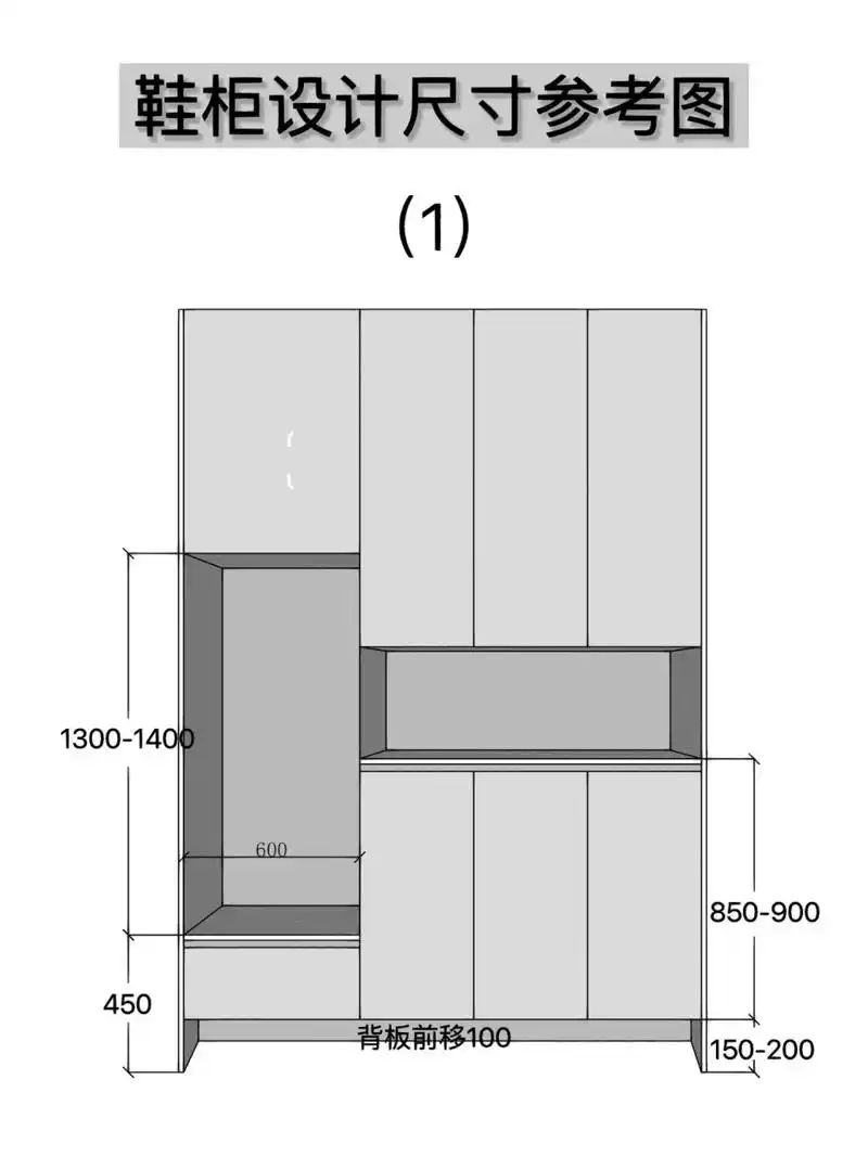 鞋柜内部尺寸总结及详尽鞋子尺寸归纳,鞋柜设计务必要了解各类鞋子