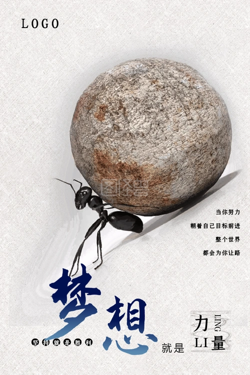 追逐梦想励志海报