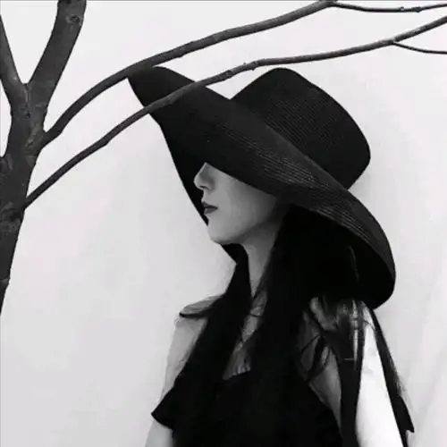 黑白系女头像太过热情总是不被珍惜