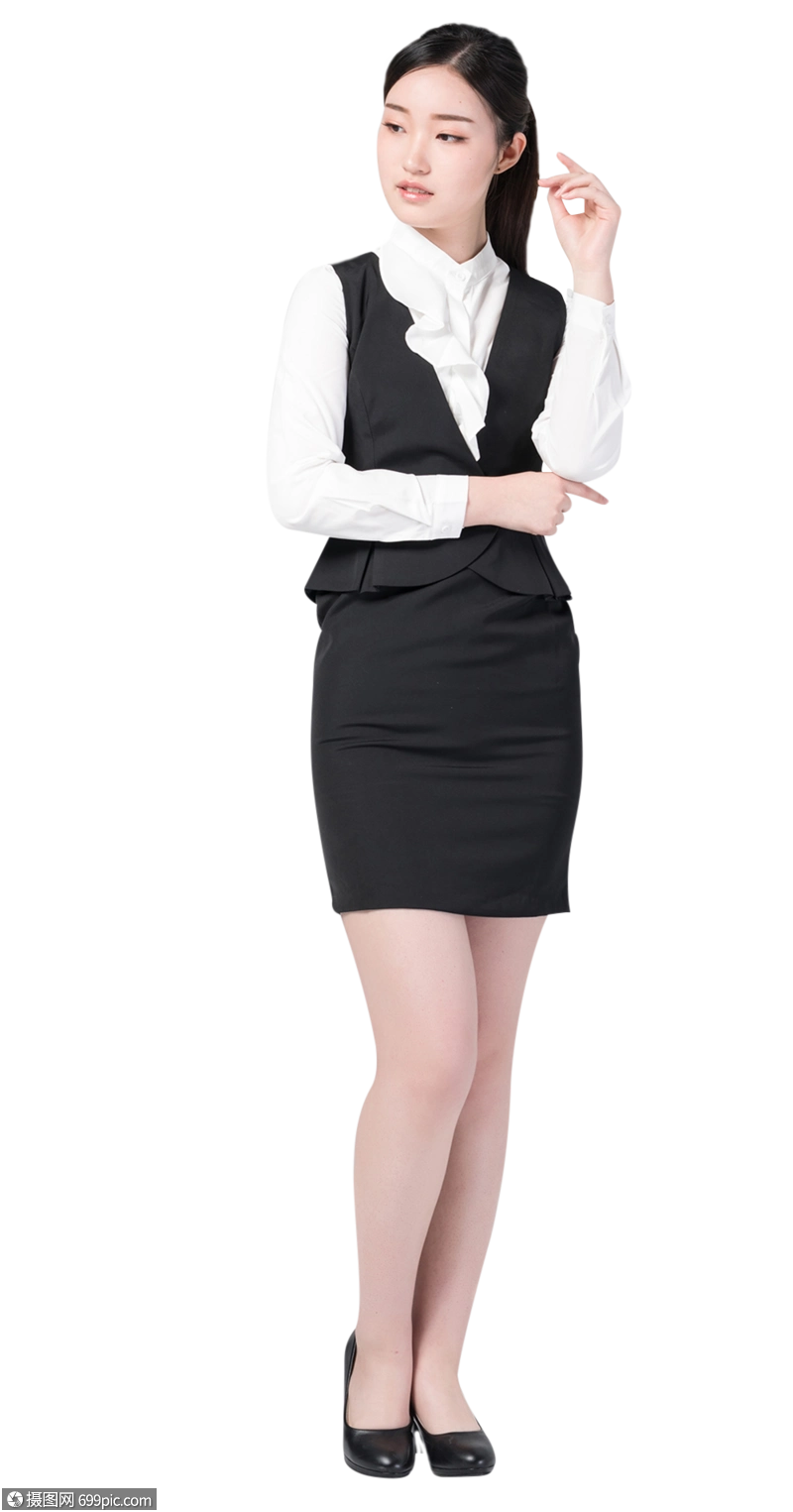 自信职场女性穿着职业正装图片