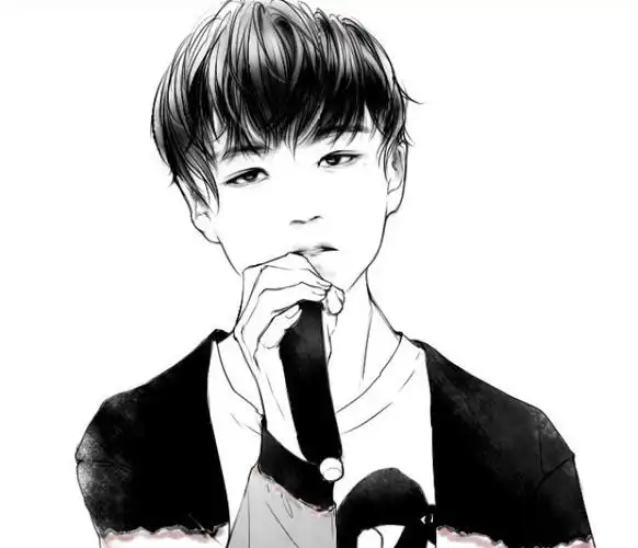 王俊凯##tfboys王俊凯手绘# 能不能唱一首歌给我听,就一首生日快乐