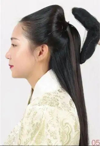 古风发型:温婉盘发造型