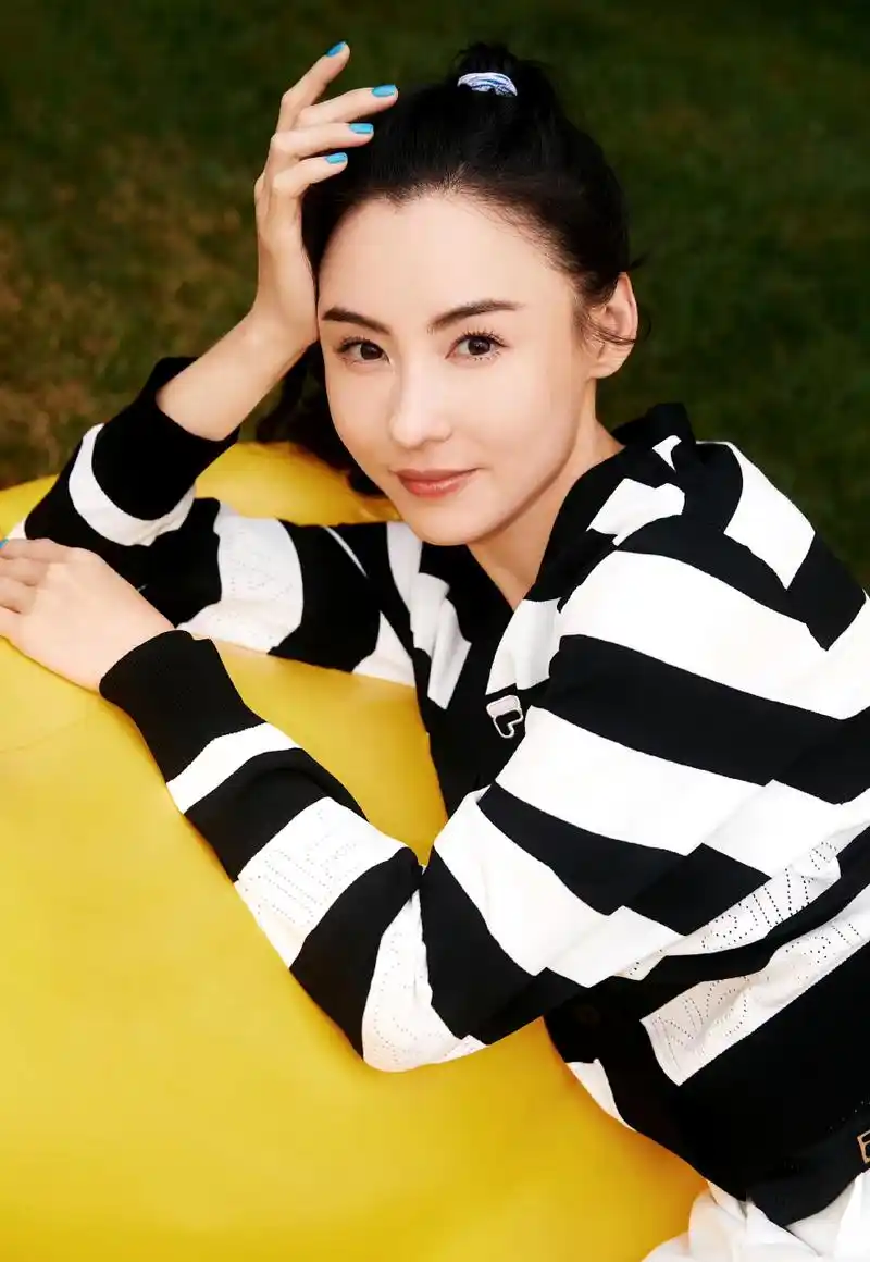 张柏芝的骨相很好,即使苹果肌明显也不会影响整体,立体的鼻子和浓密的