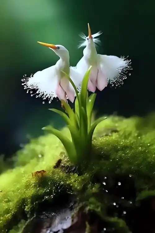 一组神奇的花草