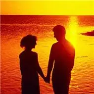 黄昏浪漫情侣头像 夕阳也是一种美